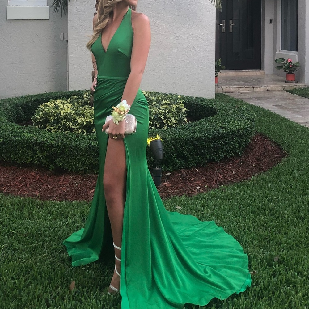 Green dress